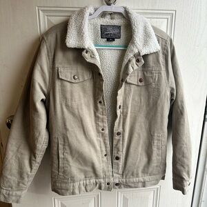 Brooklyn Cloth Tan Sherpa-Lined Jacket